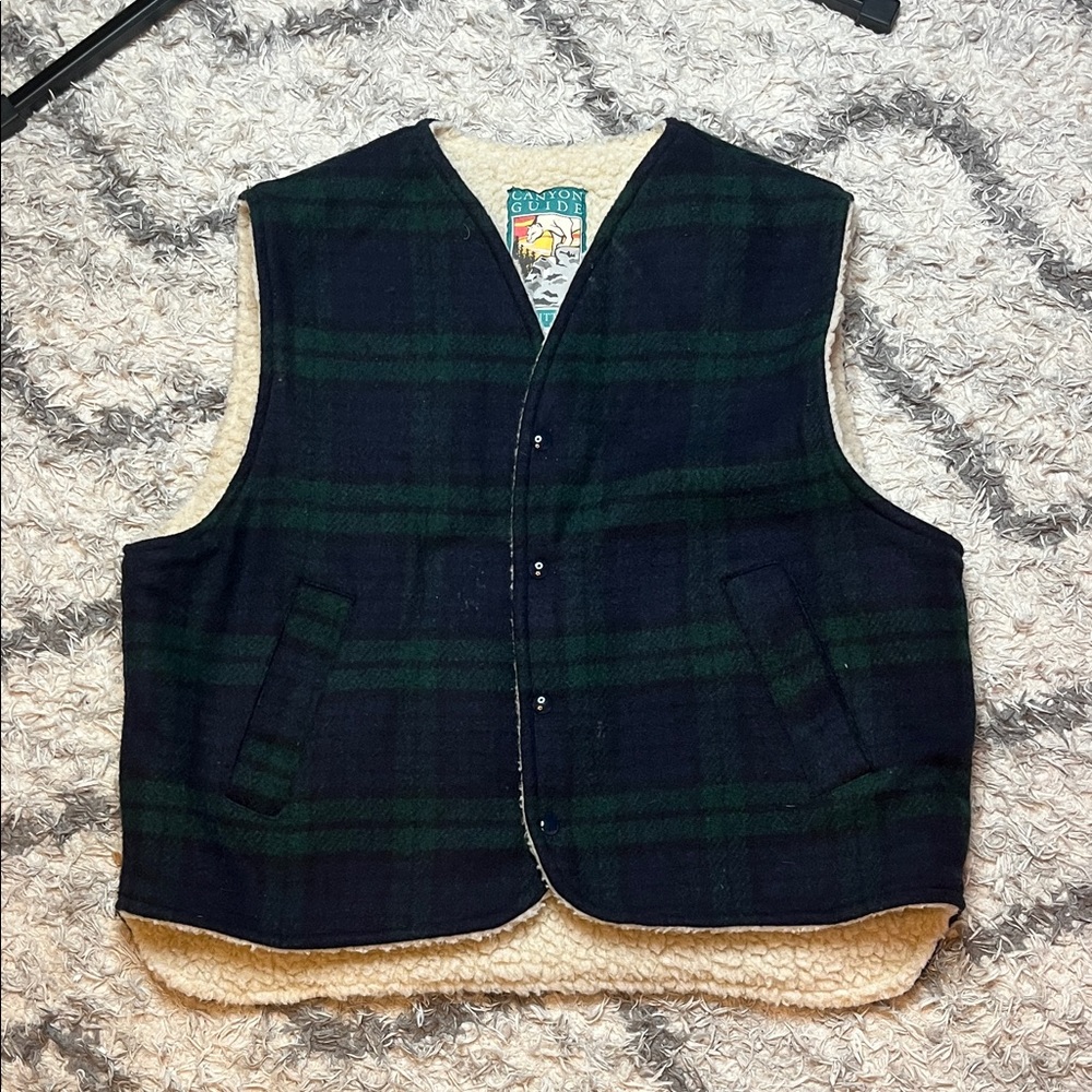 Canyon guide outfitters vintage wool vest